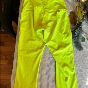 Lululemon Bright Yellow Leggings